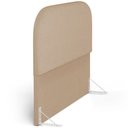 Ver imagem 6 de Cabeceira Cama Box Casal 140cm Orgânica Lanna W01 Linho Bege Escuro - Lyam Decor