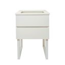 Ver imagem 6 de Mesa de Cabeceira Lateral de Apoio Penteadeira Square Branco Laca