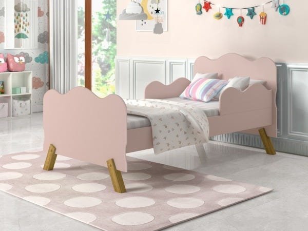 Mini Cama Infantil Angel, Rose