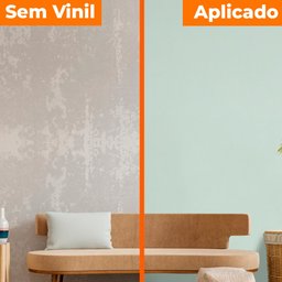 Papel de Parede Adesivo Lavavel Texturizado Linho Verde Água 500x60cm - 4