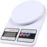 Balança Digital de Cozinha 10kg - Branca + Processador Alimento Manual 500ml - 6