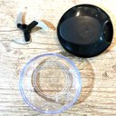 Ver mais imagens de Balança Digital de Cozinha 10kg - Branca + Processador Alimento Manual 500ml