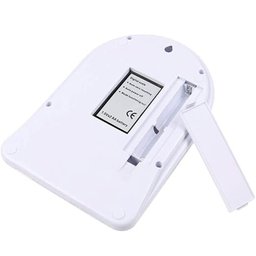 Balança Digital de Cozinha 10kg - Branca + Processador Alimento Manual 500ml - 5