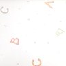 Papel de Parede lavável abecedário fundo branco - 2