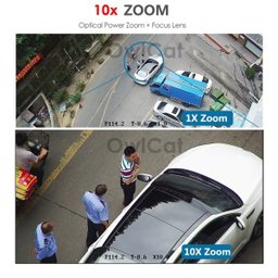 Câmera Ip Full HD 1080P Zoom Optico 10X Wi-Fi Profissional Possui Protocolo Onvif Grava Audio - 2
