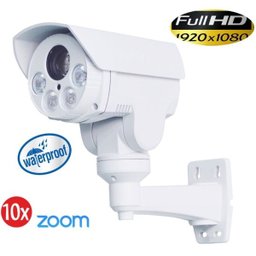 Câmera Ip Full HD 1080P Zoom Optico 10X Wi-Fi Profissional Possui Protocolo Onvif Grava Audio - 7
