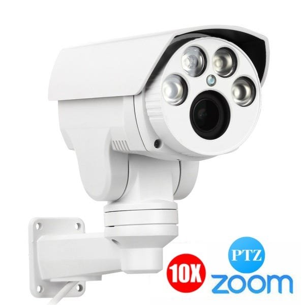 Câmera Ip Full HD 1080P Zoom Optico 10X Wi-Fi Profissional Possui Protocolo Onvif Grava Audio - 11