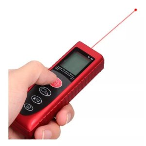 Trena Digital A Laser Medição A Distância Alcance 80 Mts Profissional