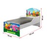 Mini Cama Infantil Backyardigans com Colchão Probel - 2