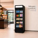 Ver imagem 5 de Refrigerador Expositor Vertical Hq 439 Litros Porta de Vidro Preto Hq-439REVPVX