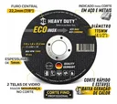 Ver imagem 2 de Discos Corte Heavy Duty 115mm Aço Inox Carbono Esmerilhadeira Preto:Kit 30