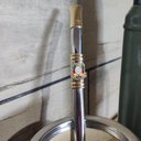 Ver imagem 2 de Bomba de Chimarrão Inox 25cm Mil Furos Brasão Bojo Rosca Escovinha Bortonaggio