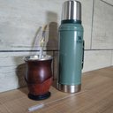 Ver imagem 4 de Bomba de Chimarrão Inox 25cm Mil Furos Brasão Bojo Rosca Escovinha Bortonaggio