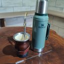 Ver imagem 6 de Bomba de Chimarrão Inox 25cm Mil Furos Brasão Bojo Rosca Escovinha Bortonaggio