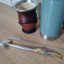 Ver imagem 7 de Bomba de Chimarrão Inox 25cm Mil Furos Brasão Bojo Rosca Escovinha Bortonaggio