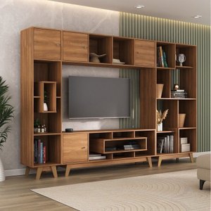 Estante Home para Tv até 65 Polegadas com 4 Portas Elegance Yescasa