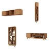 Estante Home para Tv até 65 Polegadas com 4 Portas Elegance Yescasa - 2