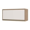 Ver imagem 1 de Armário Aéreo 80cm 1 Porta Basculante Mel Vanilla C/Pérola