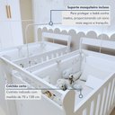 Ver imagem 6 de Quarto de Bebê Gael Completo Gêmeos com Guarda-Roupa, 2 Berços e Cômoda Tigus Baby