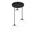 Ver imagem 1 de Lustres Pendentes Triplo Orby Bolinha Preto