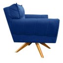 Ver imagem 3 de Kit 2 Poltronas Giratória Anitta Suede - D'Rossi - Verde