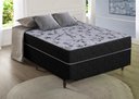 Ver imagem 1 de Cama Box Casal 138x188x60 Molas Ensacadas Suíça Preto Sofá Casa