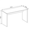 Escrivaninha Mesa Escritório Gávea Office 127cm - 4