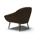 Ver imagem 5 de Poltrona Decorativa Pé Palito de Ferro Giovana Suede D01- D'Rossi Marrom