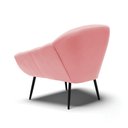Ver imagem 5 de Poltrona Decorativa Pé Palito de Ferro Giovana Suede D01- D'Rossi Rosê