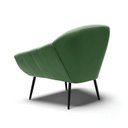 Ver imagem 5 de Poltrona Decorativa Pé Palito de Ferro Giovana Suede D01- D'Rossi Verde