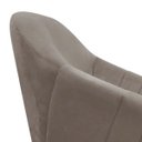 Ver imagem 5 de Poltrona Decorativa Giratória Mm30 Giovana Suede D01- D'Rossi Marrom Rato