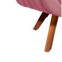 Ver imagem 4 de Poltrona Decorativa Giratória Mm30 Giovana Suede D01- D'Rossi Rosê