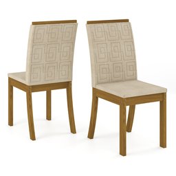 Conjunto Sala de Jantar Tampo MDF 120 Cm 04 Cadeiras Marilia Casa 812 - 5