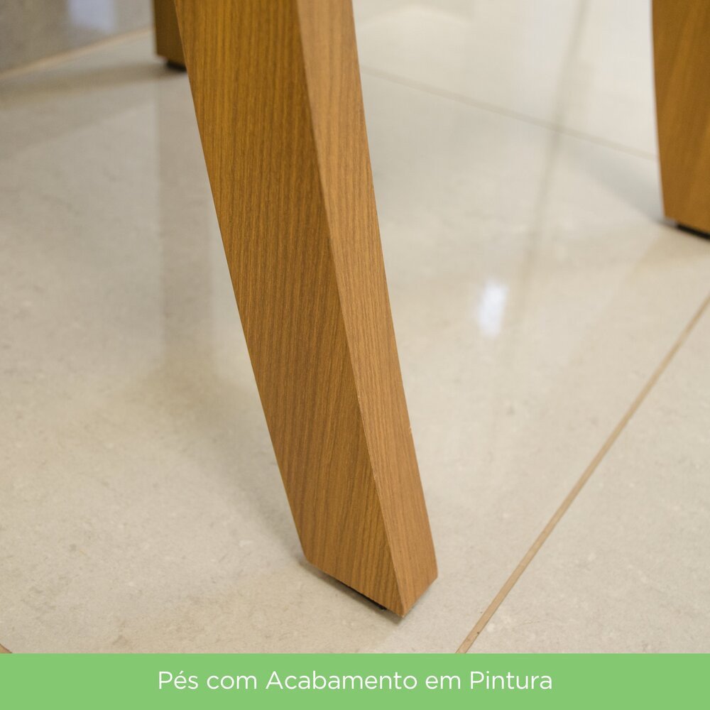 Conjunto Sala de Jantar Tampo MDF 120 Cm 04 Cadeiras Marilia Casa 812 - 10