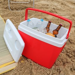 Caixa Térmica 34 Litros Vermelha Bel - 6