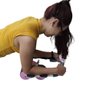Rolo Abdominal Exercicio Roda Musculaçao Lombar Braço Abdomen Costas Academia Treino - 3