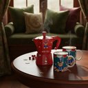 Ver imagem 3 de Conjunto Joyful de Moka Express 6 Xícaras + 2 Canecas - Bialetti
