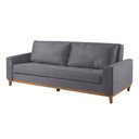 Ver imagem 1 de Sofá Cama 2 Lugares Living M-157 Veludo Martins Grafite