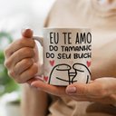 Ver imagem 2 de Caneca Flork Eu Te Amo do Tamanho do Seu Bucho