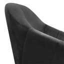 Ver imagem 7 de Kit 2 Poltronas Giovana Suede Base Giratória - D'Rossi - Preto