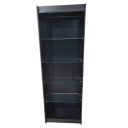 Ver imagem 1 de Prateleira Vidro Expositor Preto 185x64x32cm - Deep