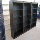 Ver imagem 4 de Prateleira Vidro Expositor Preto 185x64x32cm - Deep