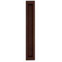 Ver imagem 1 de Puxador Concha Alumínio - Aço Corten Loja da Indústria 420mm