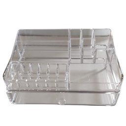 Caixa Organizadora Acrílico Porta Maquiagem 1 Gaveta Grande Brilhantina M-8129S1 - 4