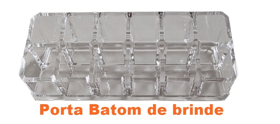 Caixa Organizadora Acrílico Porta Maquiagem 1 Gaveta Grande Brilhantina M-8129S1 - 5