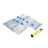 Saco Para Armazenamento Roupa a Vacuo kit 08 und 60 x 80 cm + Bomba - 1