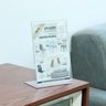 Display Acrílico Porta Folha Papel A4 L Vertical Mesa Balcão - 2