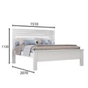 Ver imagem 4 de Cama Casal Rivera Fabricada em MDF e MDP Clic Móveis