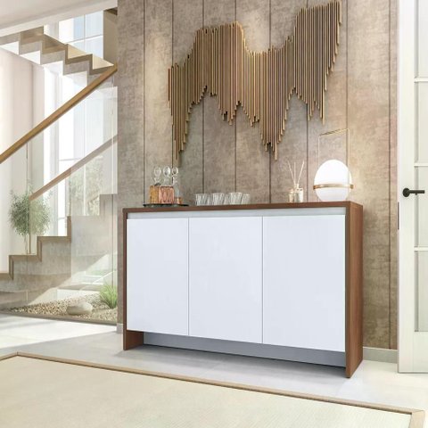 Buffet Madrid Cor:cedro/branco
