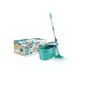 Esfregão Mop Giratório Com 01 Refis Para Passar Pano No Chão - Verde-claro - 6